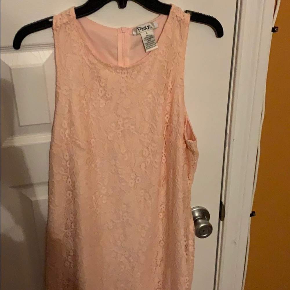 Pink Lace Dress